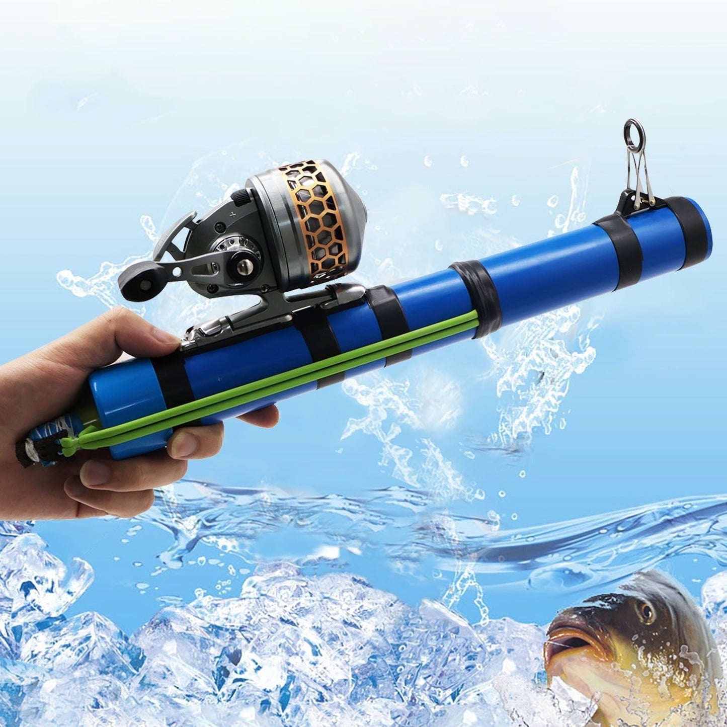 Piaoyu fishing rod, portable catapult bait fishing tool, fishing baiter
