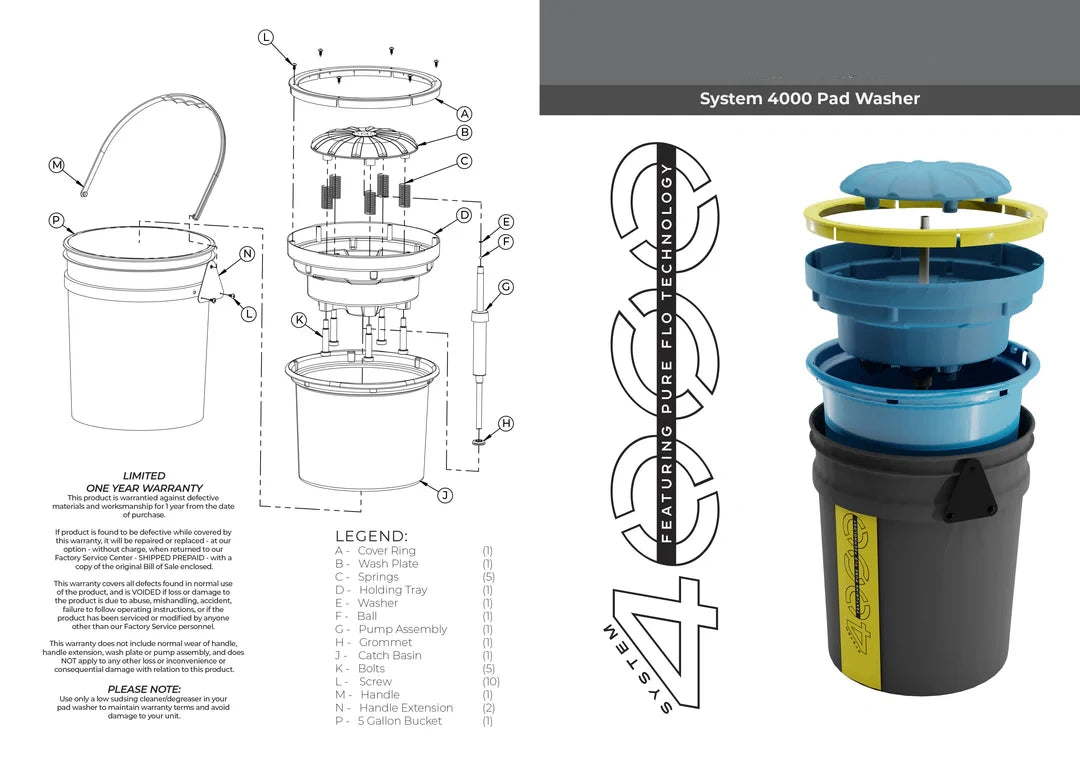 Pad Washer – Self‑Contained Cleaning System for Foam &amp; Wool Pads