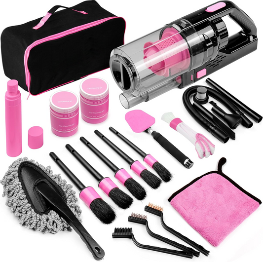 17-piece car cleaning kit