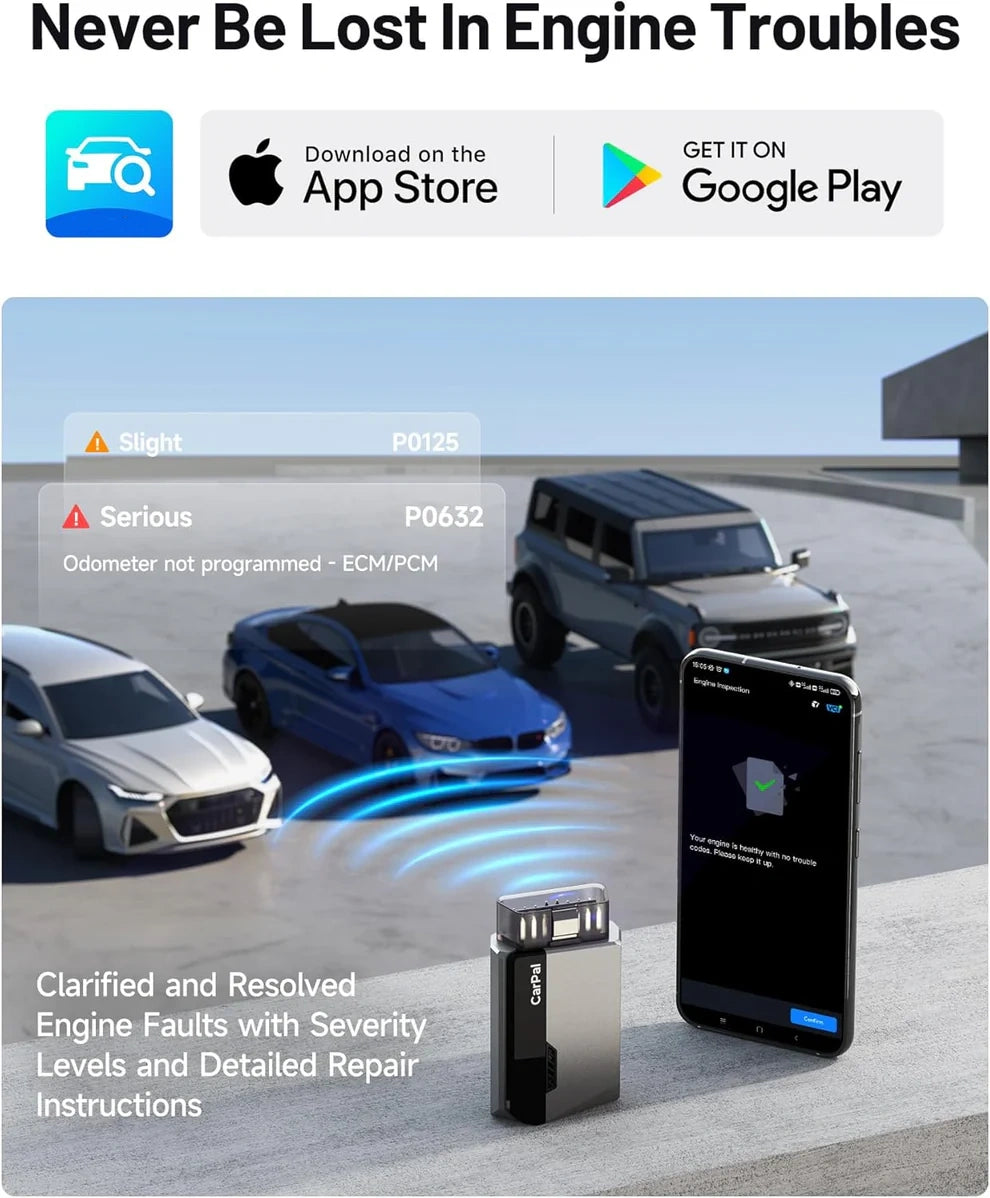 Pocket Bluetooth Scanner – Read & Reset