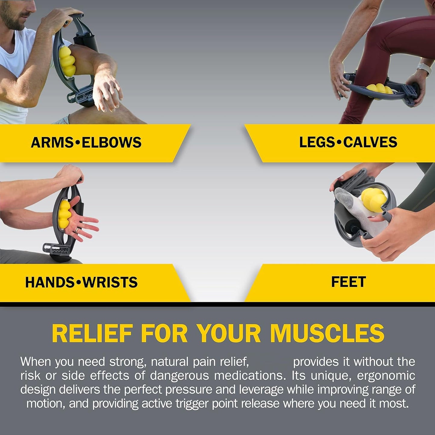 Arm and leg massage rollers