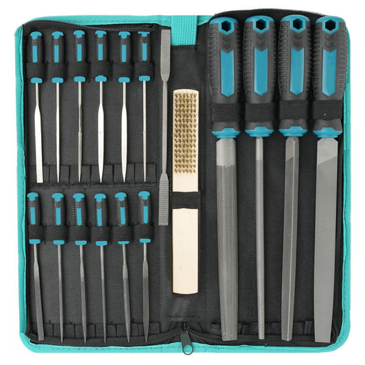 Metal File Set – 31 Pieces | Flat, Triangle, Half-Round, Round Files