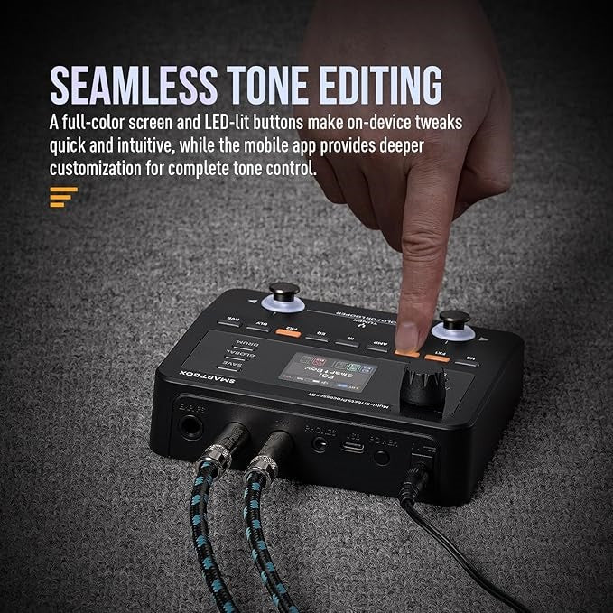 Smart Multi‑Effects Pedal – 130+ Effects, NAM/IR Support, Looper, USB Audio