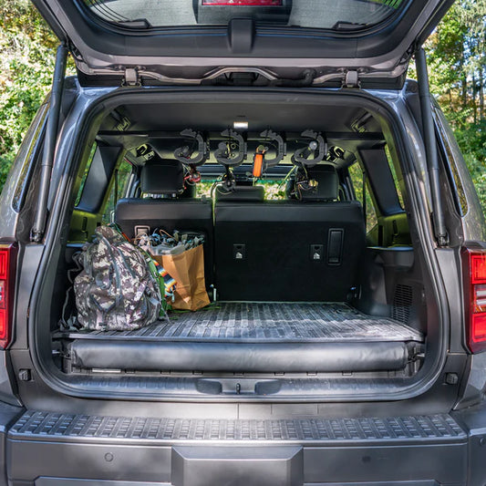Car-mounted fishing rod holder