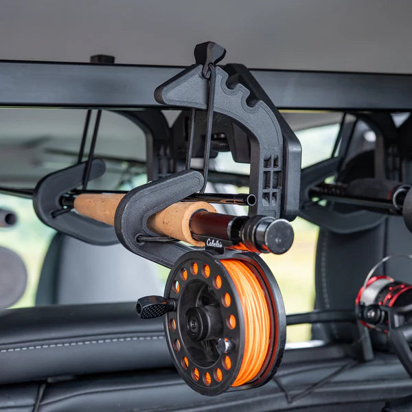 Car-mounted fishing rod holder