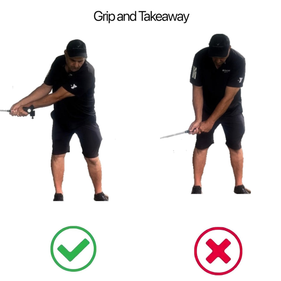 Locking Golf Grip – Swing Trainer for Professional Hand & Wrist Position
