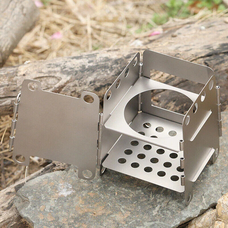 Portable Titanium Alloy Camping Stove